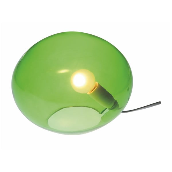 Zelena stolna lampa SULION Ball