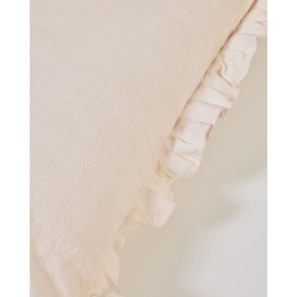 Ukrasna jastučnica od mješavine lana 45x45 cm Nacha – Kave Home-image-1