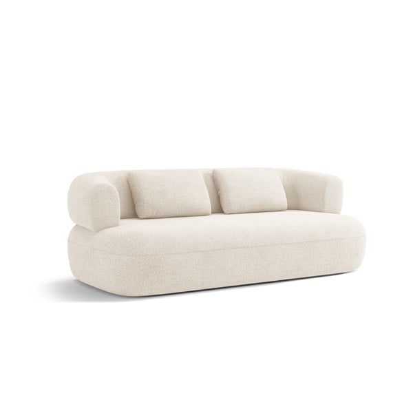 Bež sofa od bouclé tkanine 178 cm Jenny – Micadoni Home-image-2
