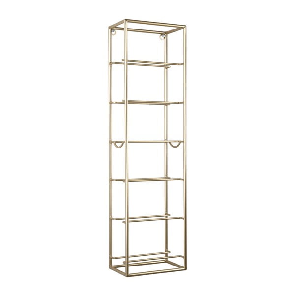 Zidni metalni držač za boce vina u zlatnoj boji broj boca 6 kom  Single  – PT LIVING-image-3