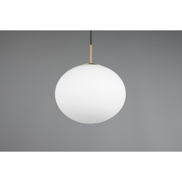 Bijela/u zlatnoj boji viseća svjetiljka sa staklenim sjenilom ø 30 cm Fomento – Trio-image-3