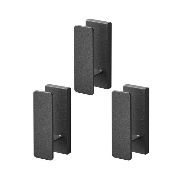 Crne metalne zidne kuke u setu 3 kom Tower – YAMAZAKI