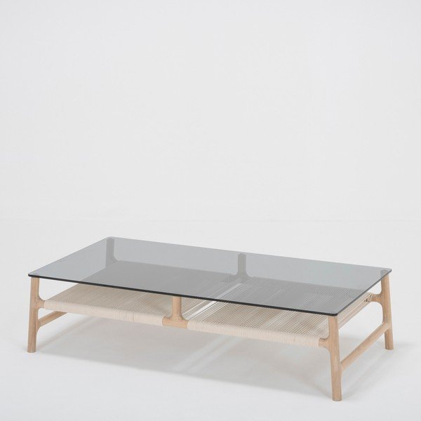 Stolić za kavu od punog hrasta Gazzda Fawn, 120 x 60 cm-image-1