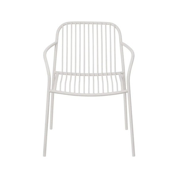 Svijetlo siva metalna vrtna stolica Yua Wire – Blomus-image-2