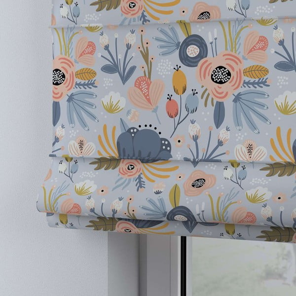 Plavo-narančasta roleta 170x160 cm Magic - Yellow Tipi-image-4