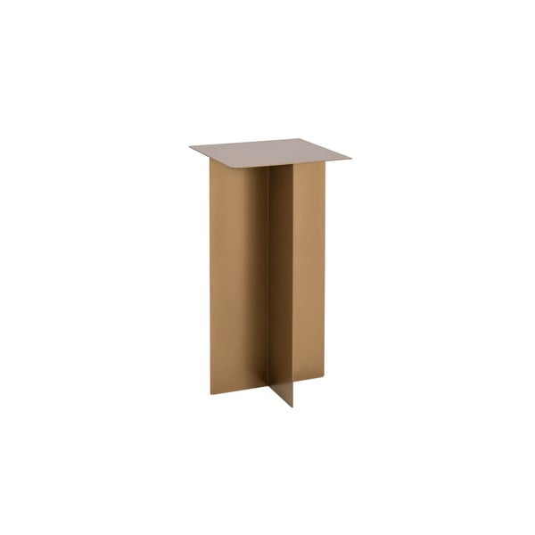 Konferencijski metalni stol u zlatnoj boji Custom Form Oli, ⌀ 30 cm