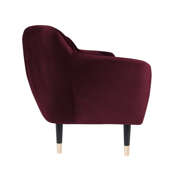 Bordo kauč s crnim nogama Mazzini Sofas Amelie, 188 cm-image-3
