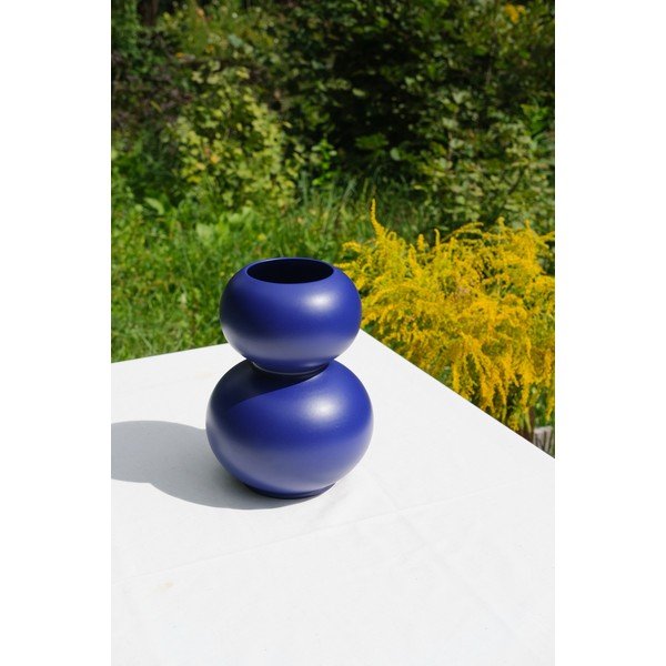 Tamno plava keramička vaza (visina 36 cm) Tuga – noo.ma-image-1