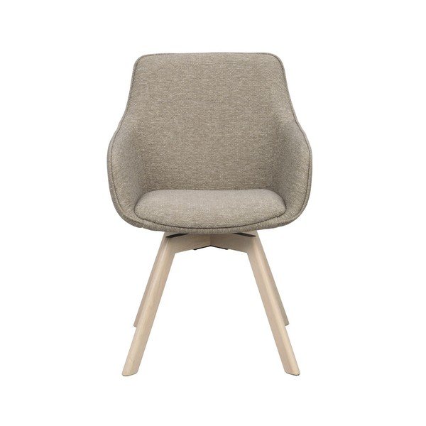 Bež podstavljene blagovaonske stolice u setu 2 kom Alison – Rowico-image-2