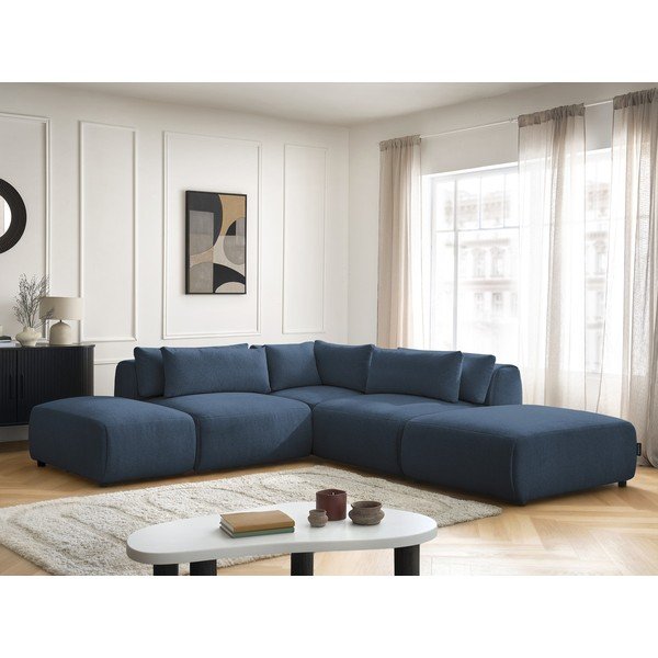 Plava podesiva kutna garnitura Jana – Bobochic Paris-image-4