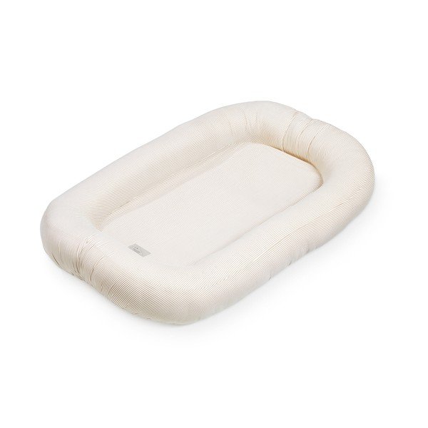 Bež gnijezdo za bebe 52x84 cm Classic Stripes Camel – Cam Cam Copenhagen