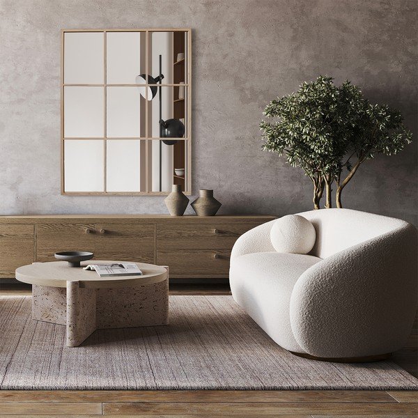 Zidno ogledalo 69x95 cm Joel – Styler-image-2