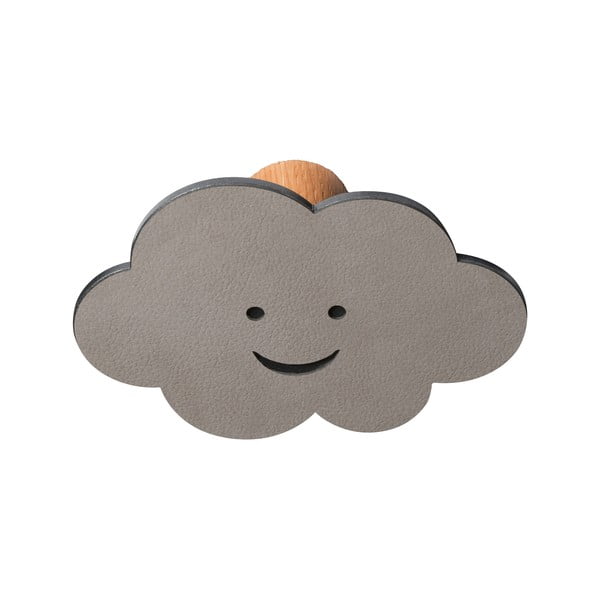 Siva željezna zidna kuka Cloud Dot Nupo – LIND DNA