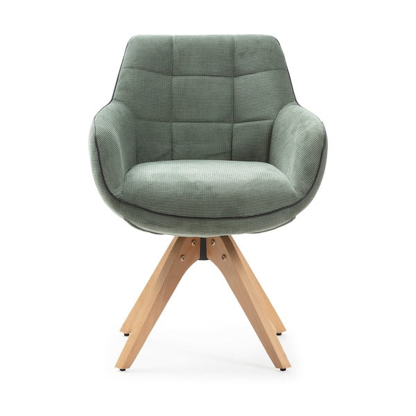 Zelene podstavljene blagovaonske stolice u setu s naslonima za ruke 2 kom Donatelo – Marckeric-image-2