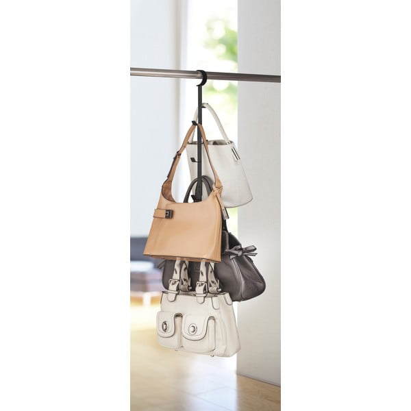 Crna viseća vješalica za ormar Yamazaki Tower-image-2