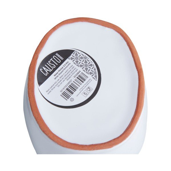 Bijeli ostakljeni vrč od terakote Premier Housewares , 2,5 l-image-4