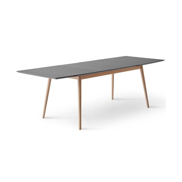 Antracitno sivi/u prirodnoj boji proširiv blagovaonski stol 90x165 cm Meza – Hammel Furniture-image-3