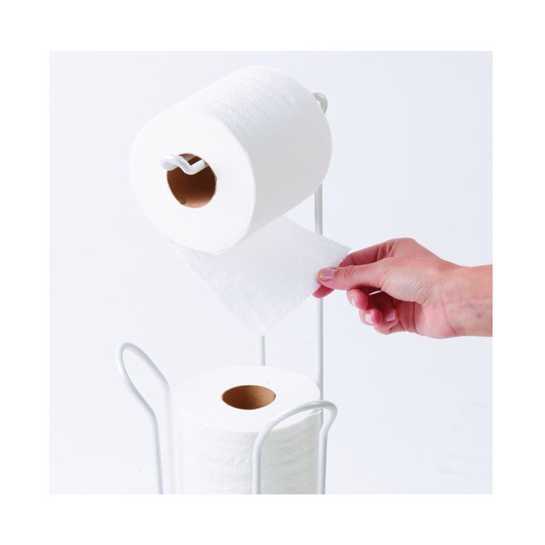 Bijeli željezan držač za WC papir Classico – iDesign-image-1