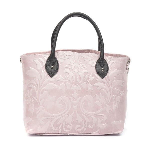Puderasto ružičasta kožna torbica Renata Corsi Cosima