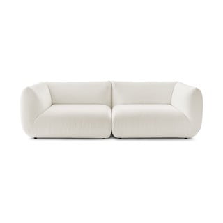 Sofa od bijelog samta 260 cm Lecomte - Bobochic Paris