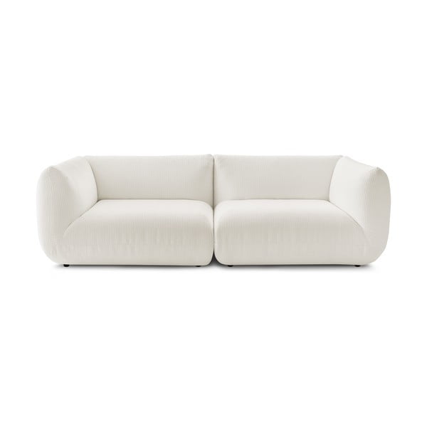 Sofa od bijelog samta 260 cm Lecomte - Bobochic Paris