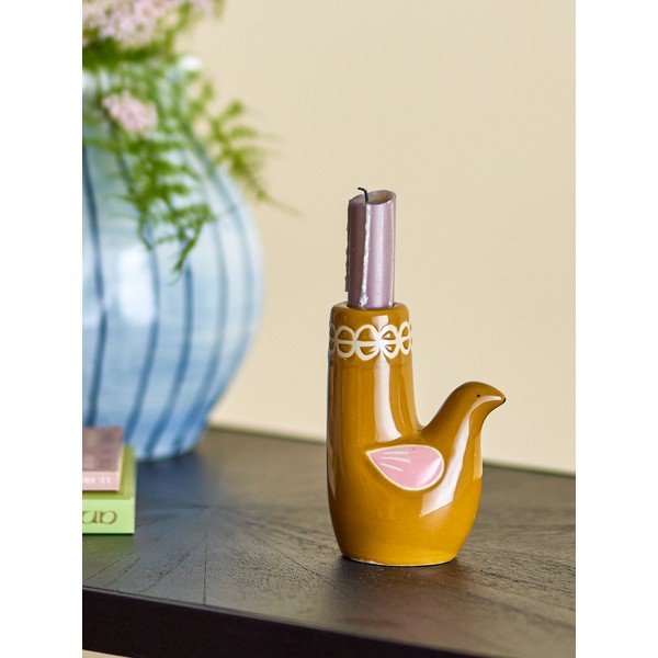 Glineni svijećnjak Trudy – Bloomingville-image-1