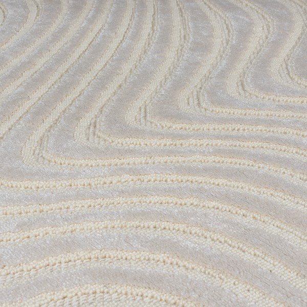 Bež vuneni tepih 170x120 cm Patna Channel - Flair Rugs-image-2