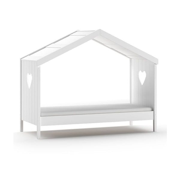 Bijeli mali dječji krevet 90x200 cm Amori - Vipack-image-4