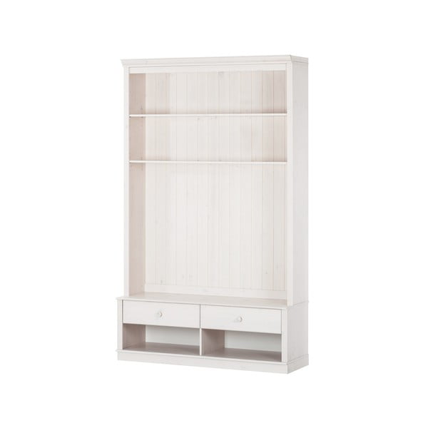 Bijeli TV set od masivnog bora 140x223 cm Anita – Støraa-image-2