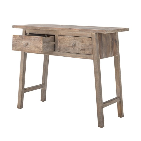 Pomoćni stol od masivnog bora u prirodnoj boji 40x100 cm Camden – Bloomingville-image-3