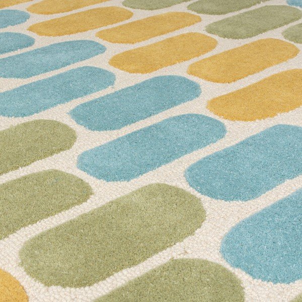 Žuto-zeleni vuneni tepih Flair Rugs Fossil, 160 x 230 cm-image-2