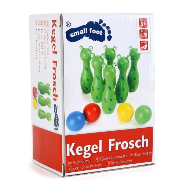 Drvena igračka kuglanje Legler Frog-image-1