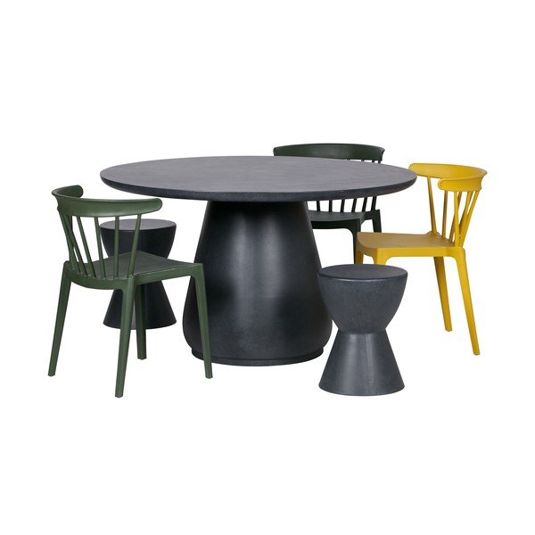 Žuta stolica pogodna za interijer i eksterijer WOOOD Bliss-image-3