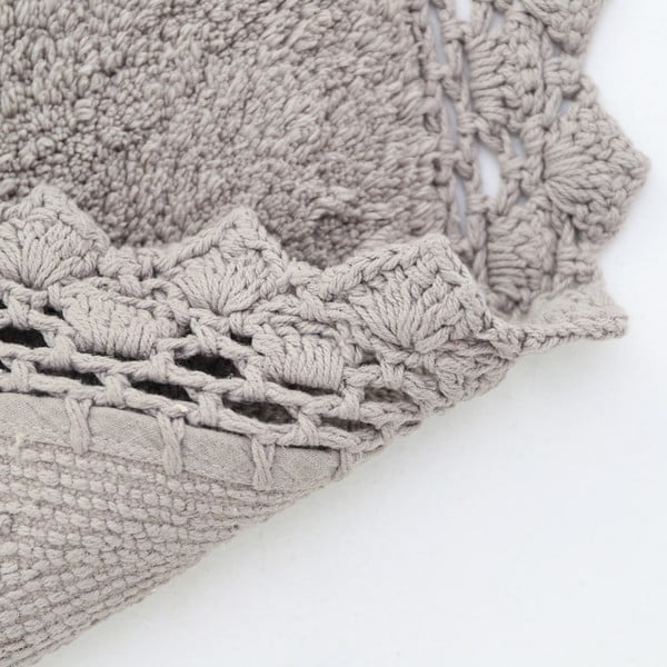 Sivi perivi okrugli tepih ø 110 cm Perla - Nattiot-image-1