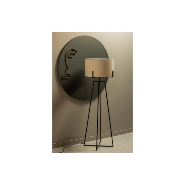 Bež stojeća svjetiljka s tekstilnim sjenilom (visina 160 cm) Holly – WOOOD-image-3