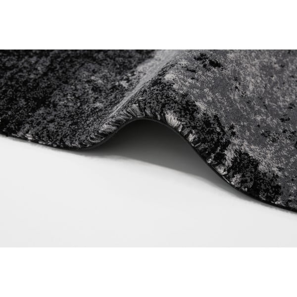 Tamno sivi vuneni tepih 200x300 cm Bran – Agnella-image-2