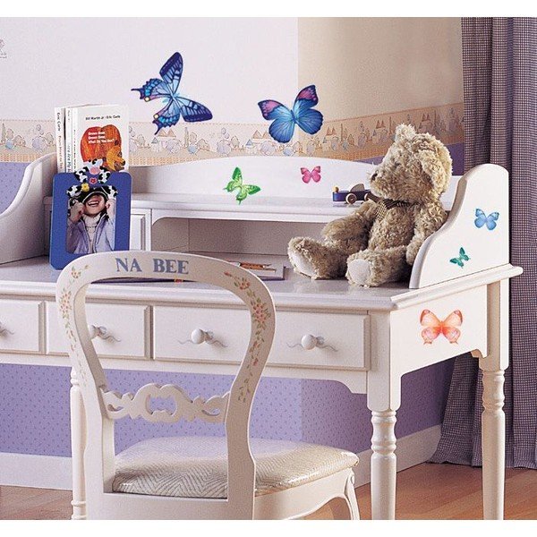 Set od 26 naljepnica Ambiance Exotic Butterflies-image-1