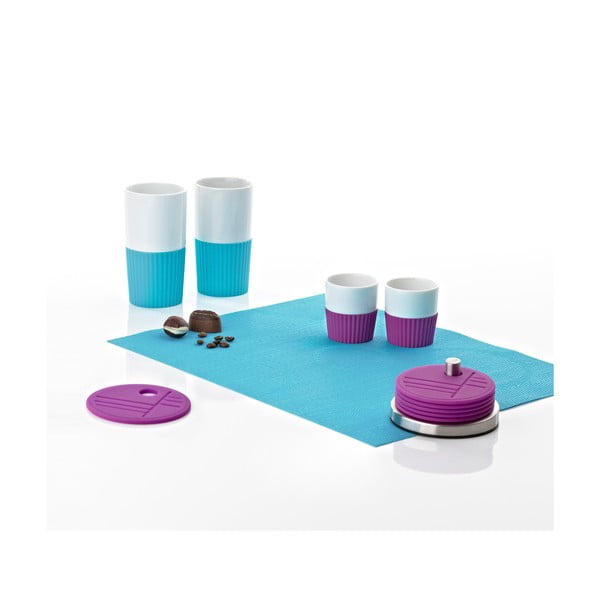 Postavka stola, 2 kom, ljubičasta-image-2