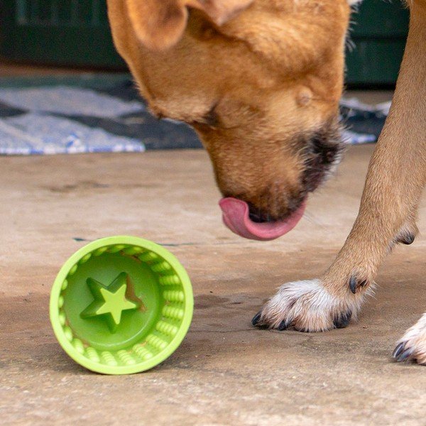 Posuda za lizanje Yoggie Pot Green – LickiMat-image-1