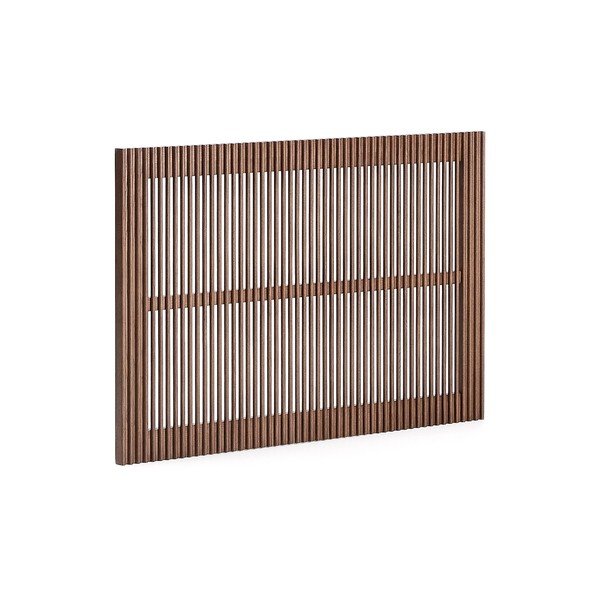 Uzglavlje od čvrste jeseni u tamnoj prirodnoj boji 105x70 cm Beyla – Kave Home