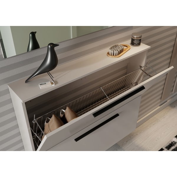 Sivo-bež viseći ormarić za cipele Utah - Germania-image-1