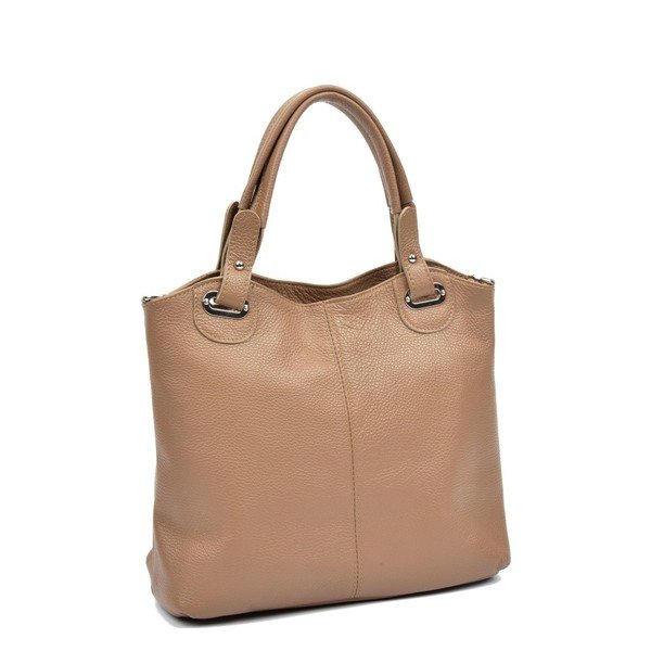 Luisa Vannini Ashley krem kožna torbica-image-4