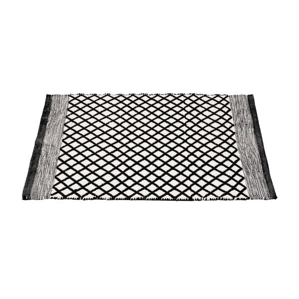 Crno-bijela kupaonska prostirka od reciklirane plastike 50x80 cm Tara – Wenko-image-2