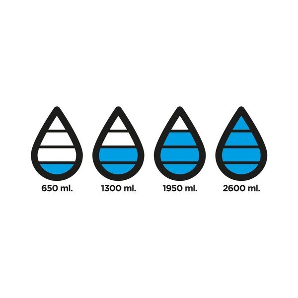 Crna putna boca XD Design Aqualicious, 600 ml-image-2