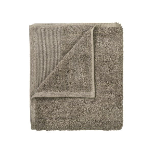 Set od 4 smeđa pamučna ručnika Blomus, 30 x 30 cm
