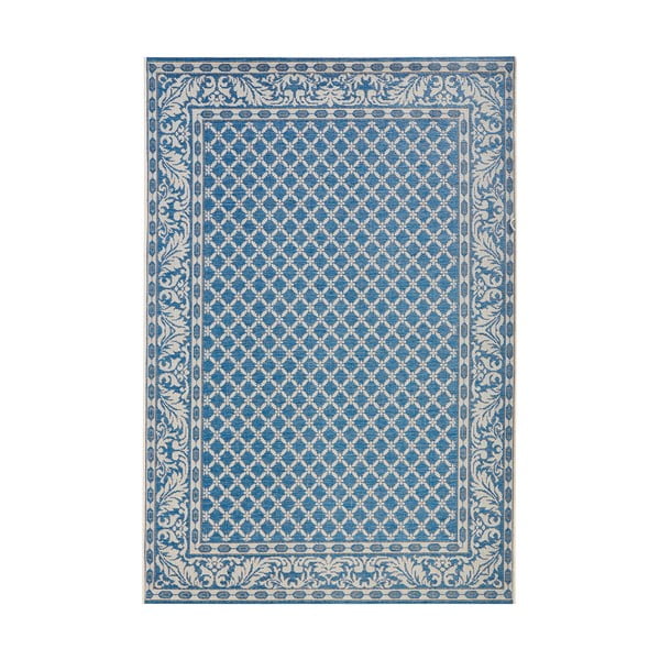 Plavo-krem vanjski tepih NORTHRUGS Royal, 115 x 165 cm