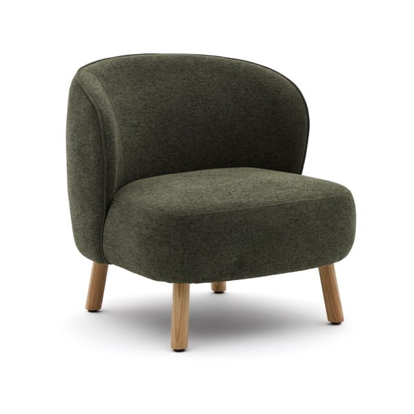 Zelena fotelja od šenila Ulit – Kave Home