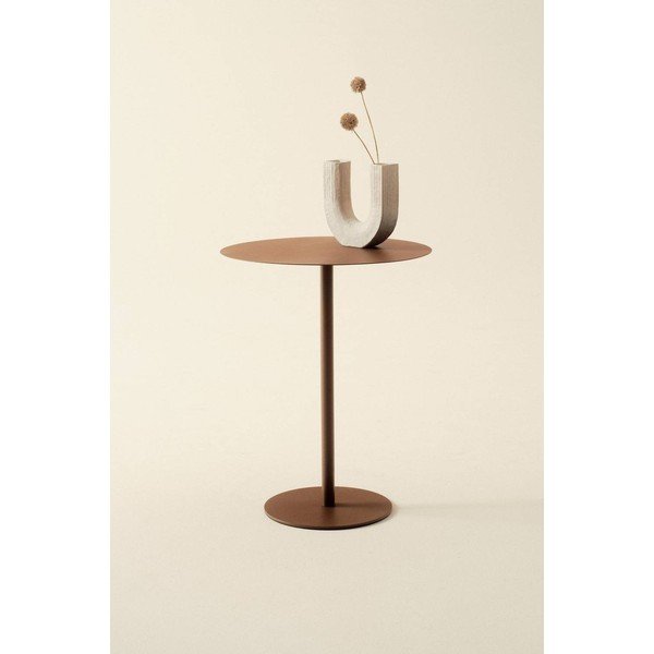 Metalni okrugao pomoćni stol ø 40 cm Heby – Jotex-image-1