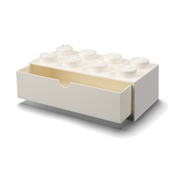 Bijela kutija s ladicom LEGO® Brick, 31,6 x 11,3 cm-image-1