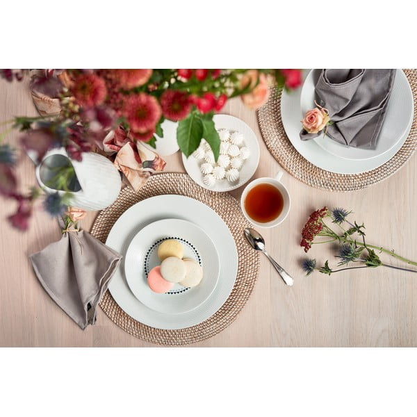 Bijeli podmetač od ratana Tiseco Home Studio, ⌀ 36 cm-image-3